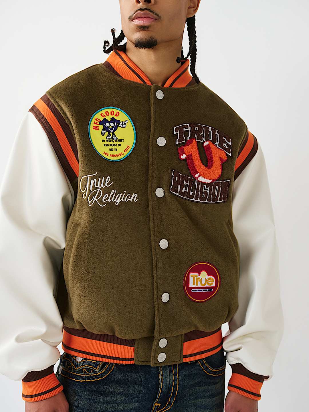 GARDEN LOGO RETRO VARSITY JACKET, image 4