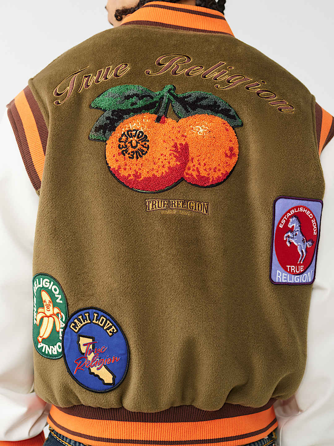 GARDEN LOGO RETRO VARSITY JACKET, image 5