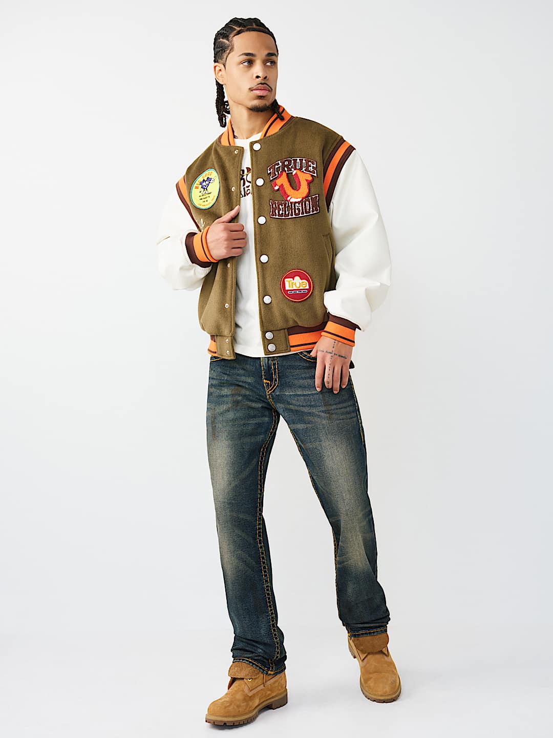 GARDEN LOGO RETRO VARSITY JACKET, image 6