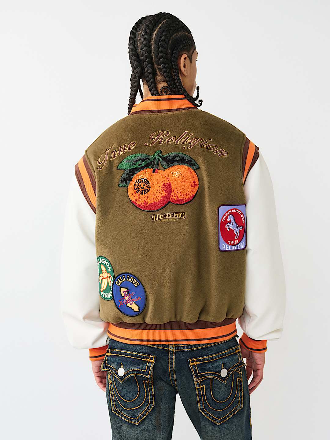 GARDEN LOGO RETRO VARSITY JACKET