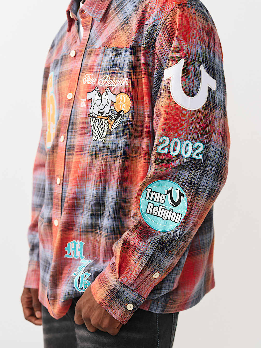 PATCH LONG SLEEVE FLANNEL SHIRT, image 6