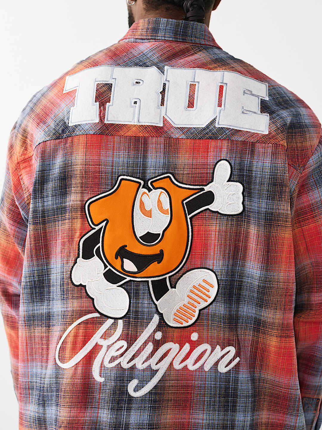 PATCH LONG SLEEVE FLANNEL SHIRT, image 1