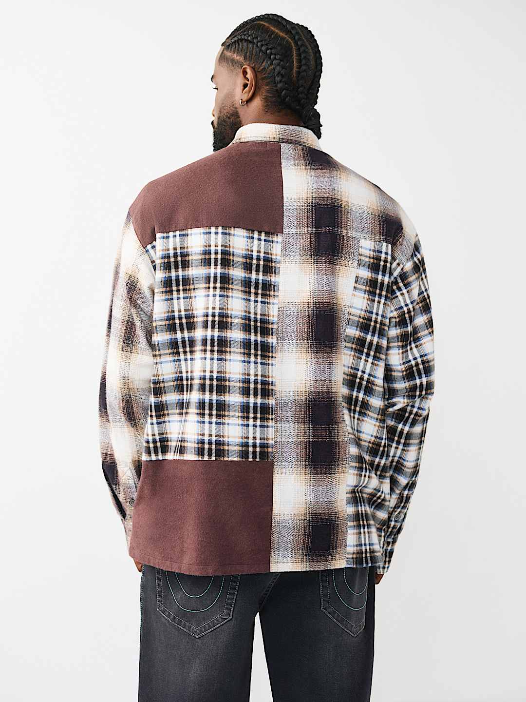 PRINTED LONG SLEEVE FLANNEL SHIRT, image 2