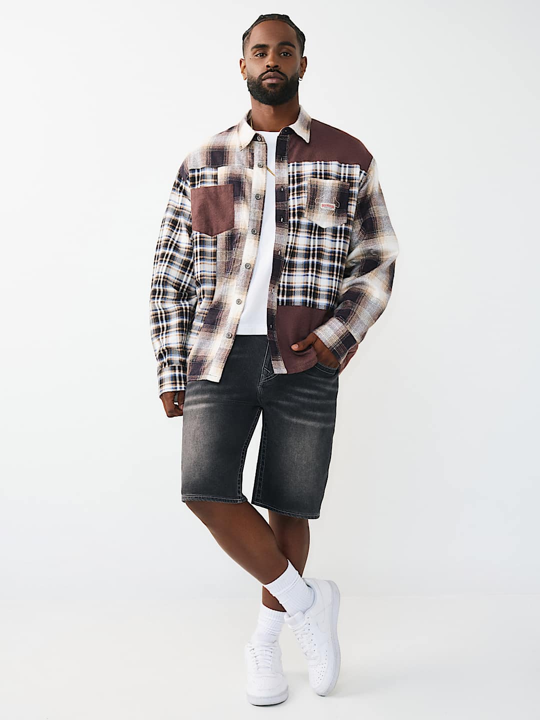 PRINTED LONG SLEEVE FLANNEL SHIRT, image 5