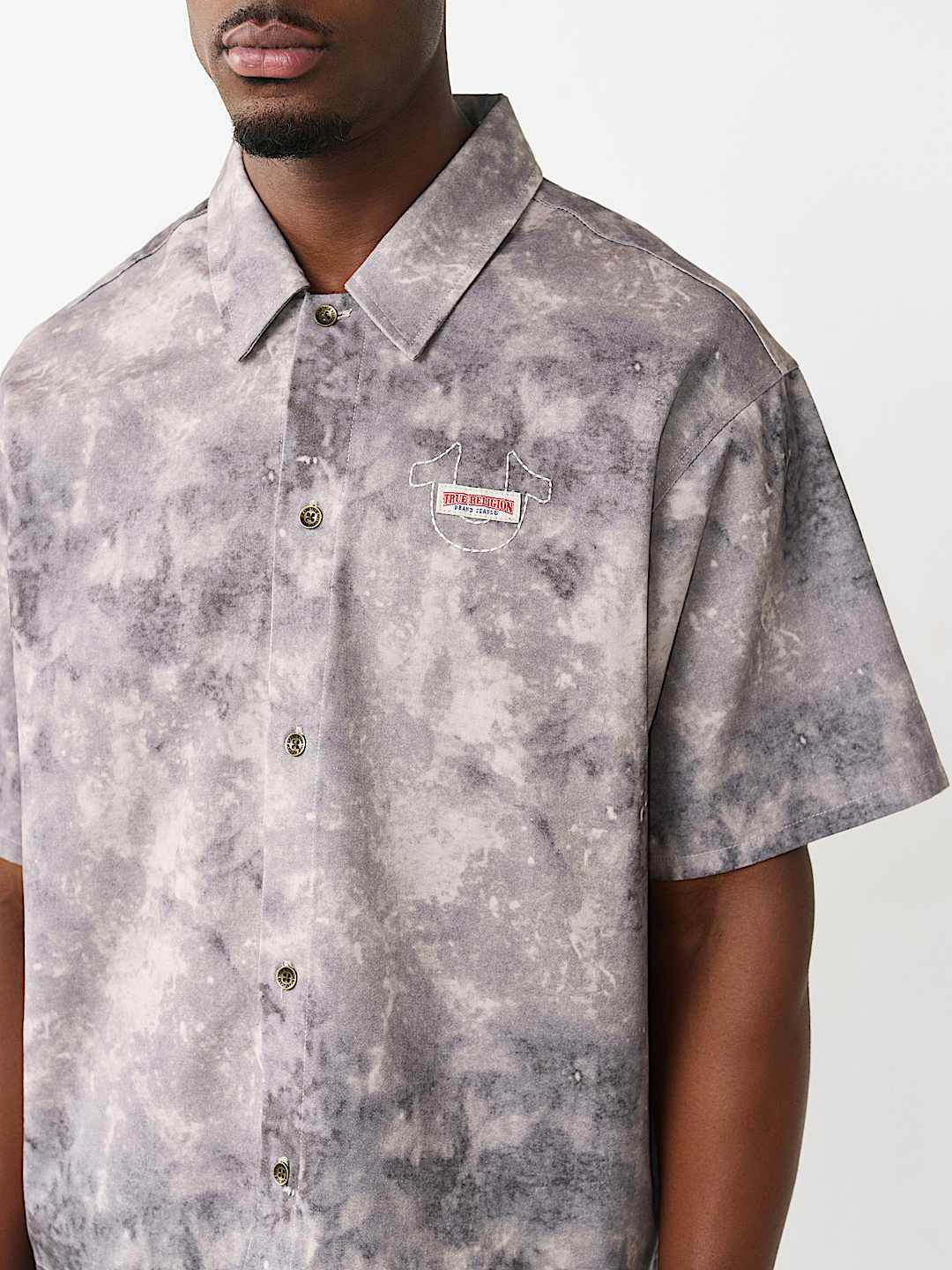 ALLOVER PRINT BOXY SHIRT, image 4