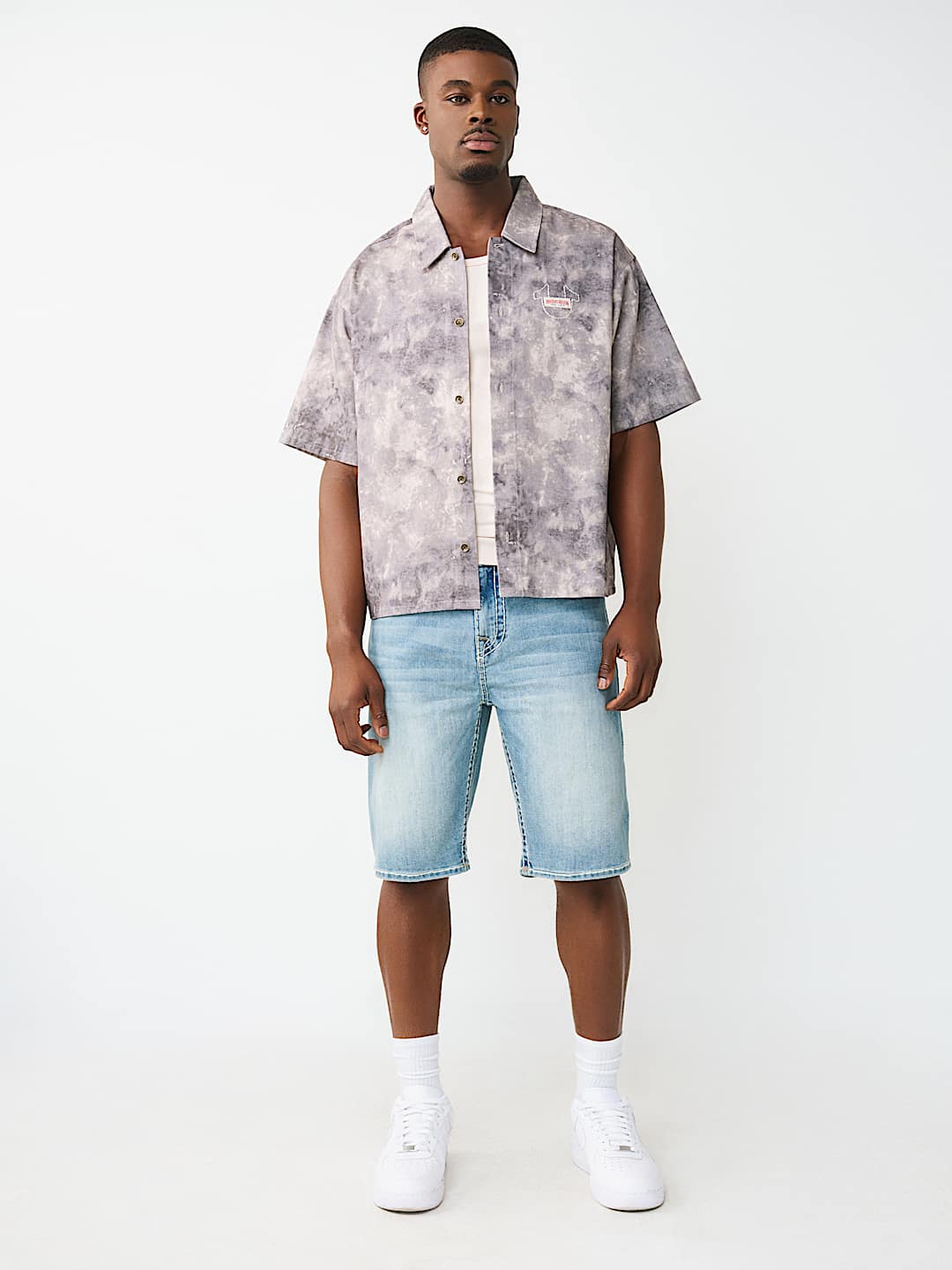 ALLOVER PRINT BOXY SHIRT, image 6