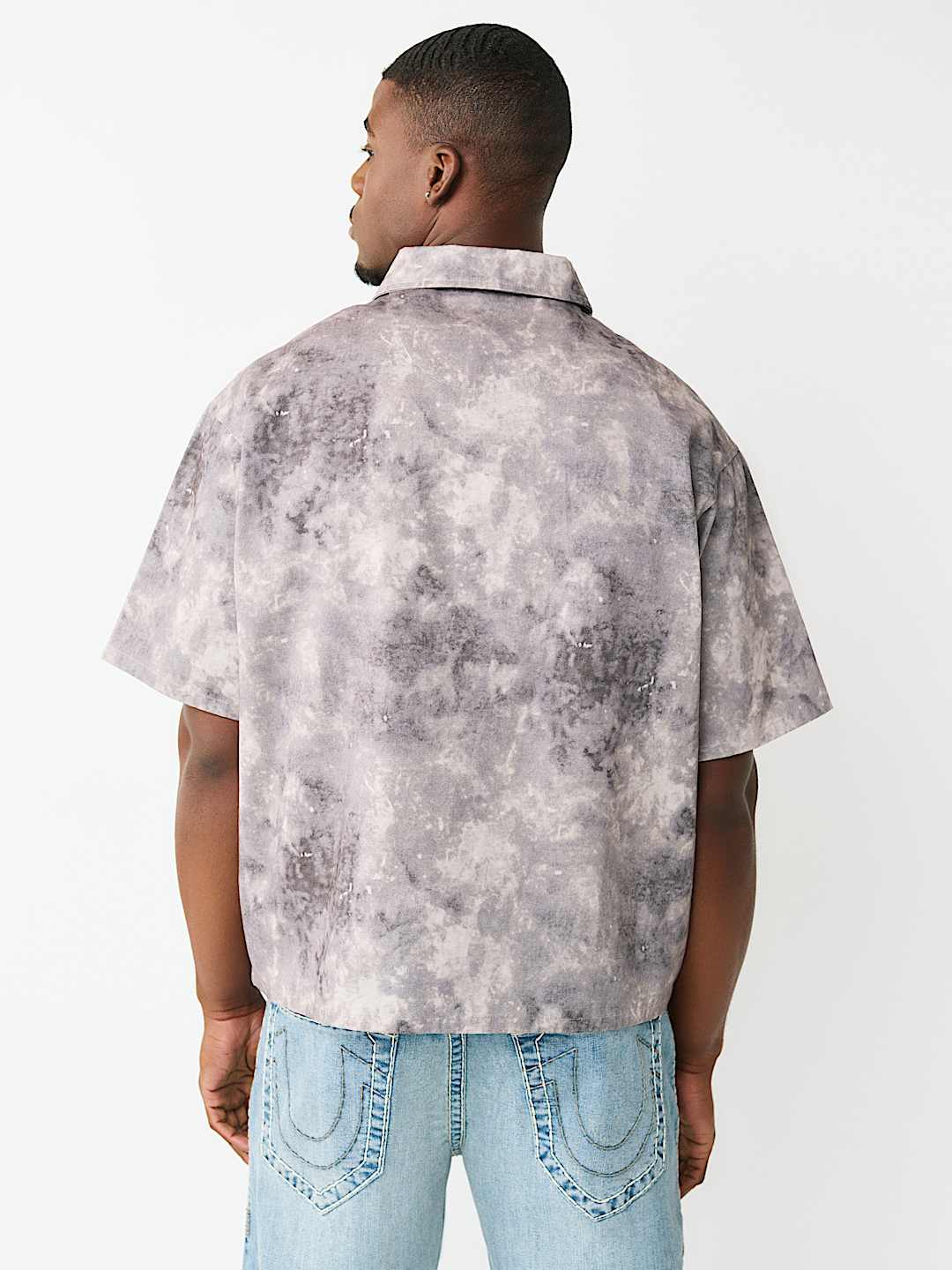 ALLOVER PRINT BOXY SHIRT, image 7