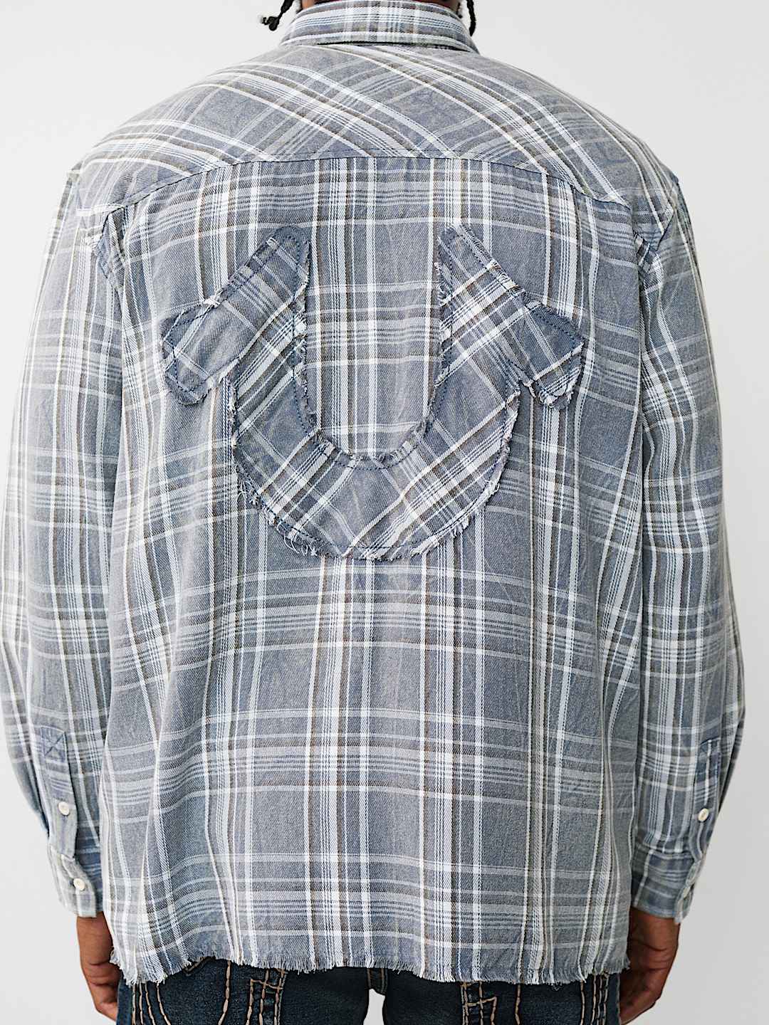 BLEACHED HORSESHOE FLANNEL SHIRT, image 6