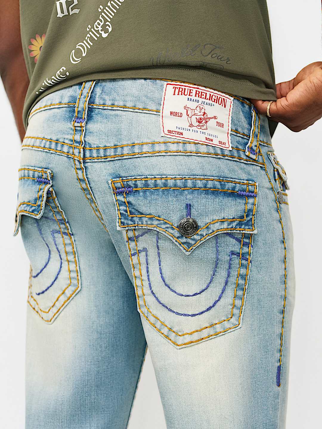 RICKY SUPER T FLAP STRAIGHT JEAN 34", image 1