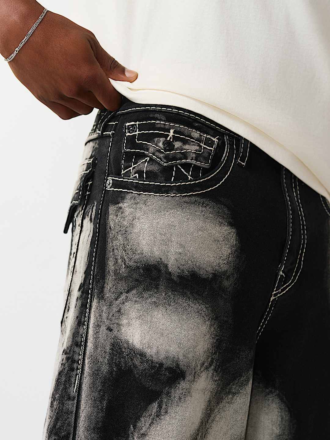 MIKEY BIG T FLAP BAGGY AF JEAN 32", image 5