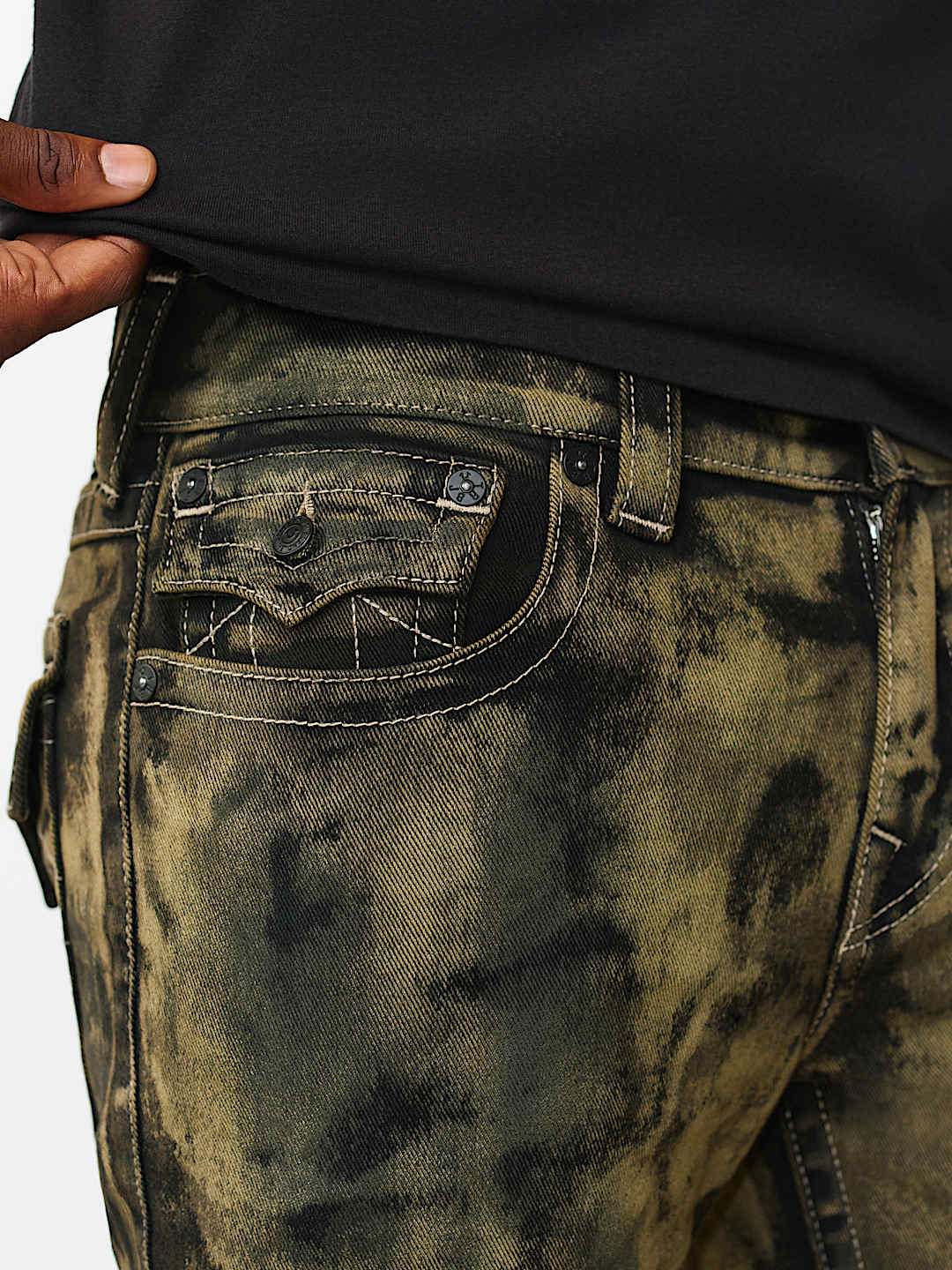 RICKY FRAYED HEM FLAP SHORT, image 4