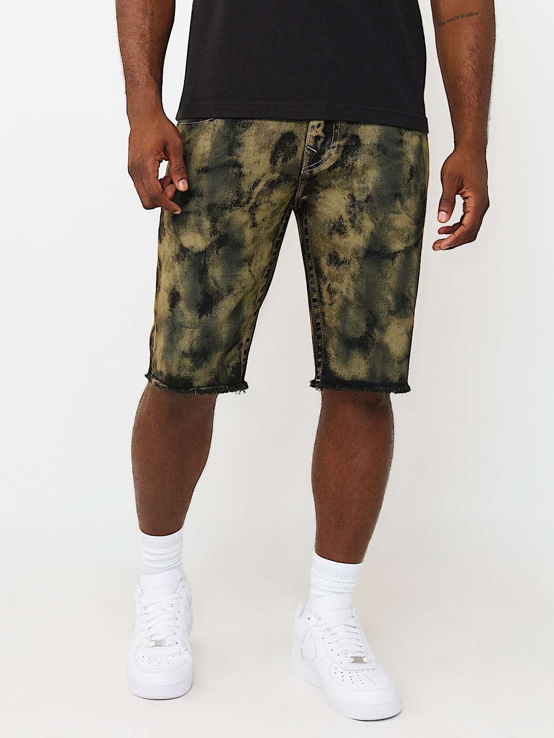RICKY FRAYED HEM FLAP SHORT, image 1