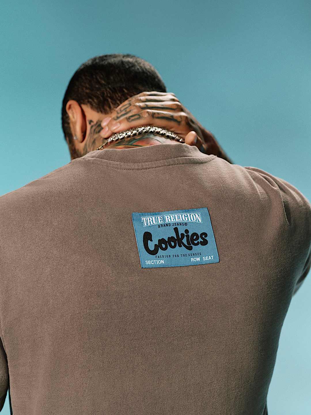 ◆TRUE RELIGION◆TRUE RELIGION X COOKIES MESH Tシャツ 送料込 TR x Cookies