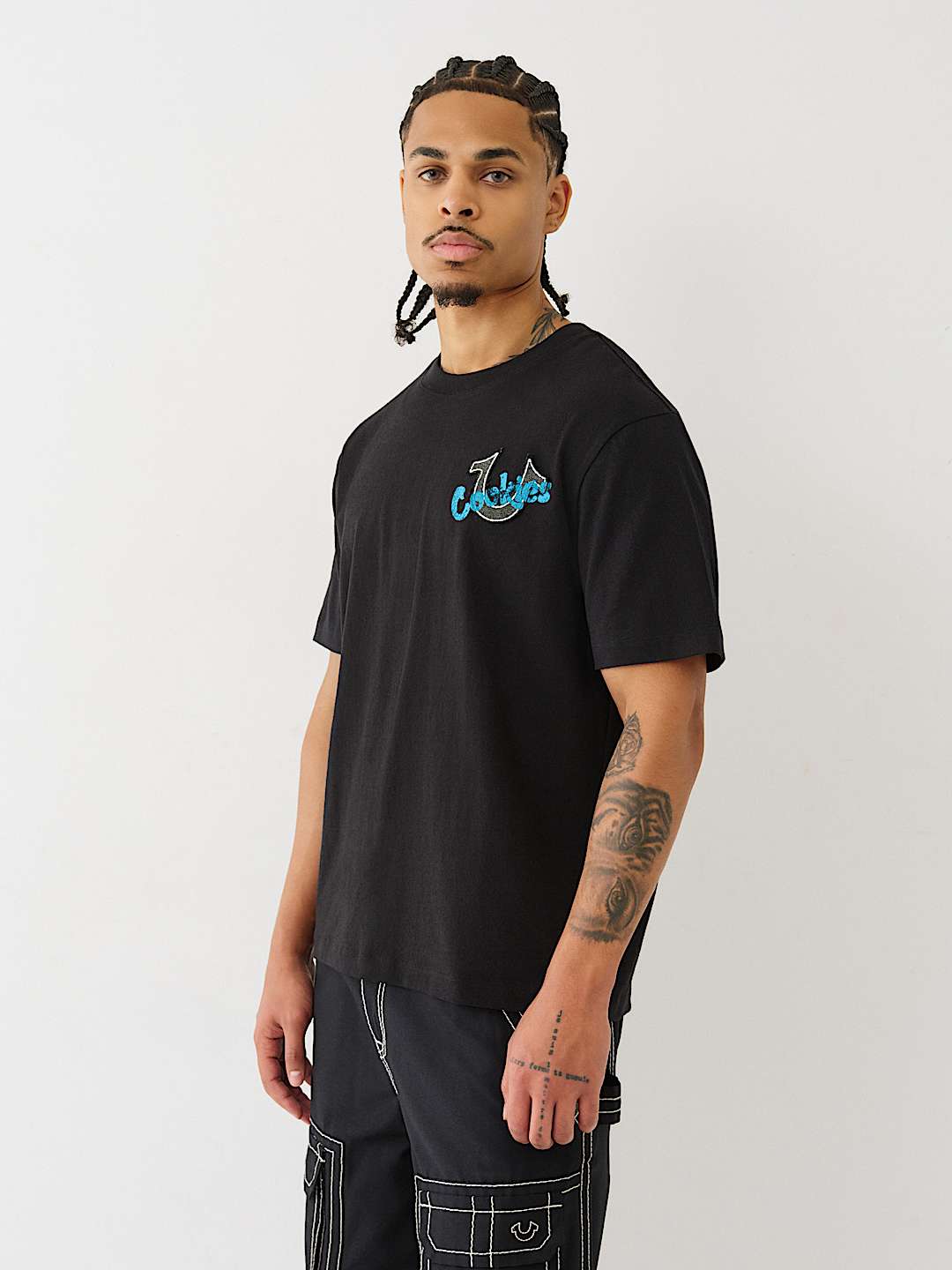 TRUE RELIGION X COOKIES APPLIQUÉ TEE
