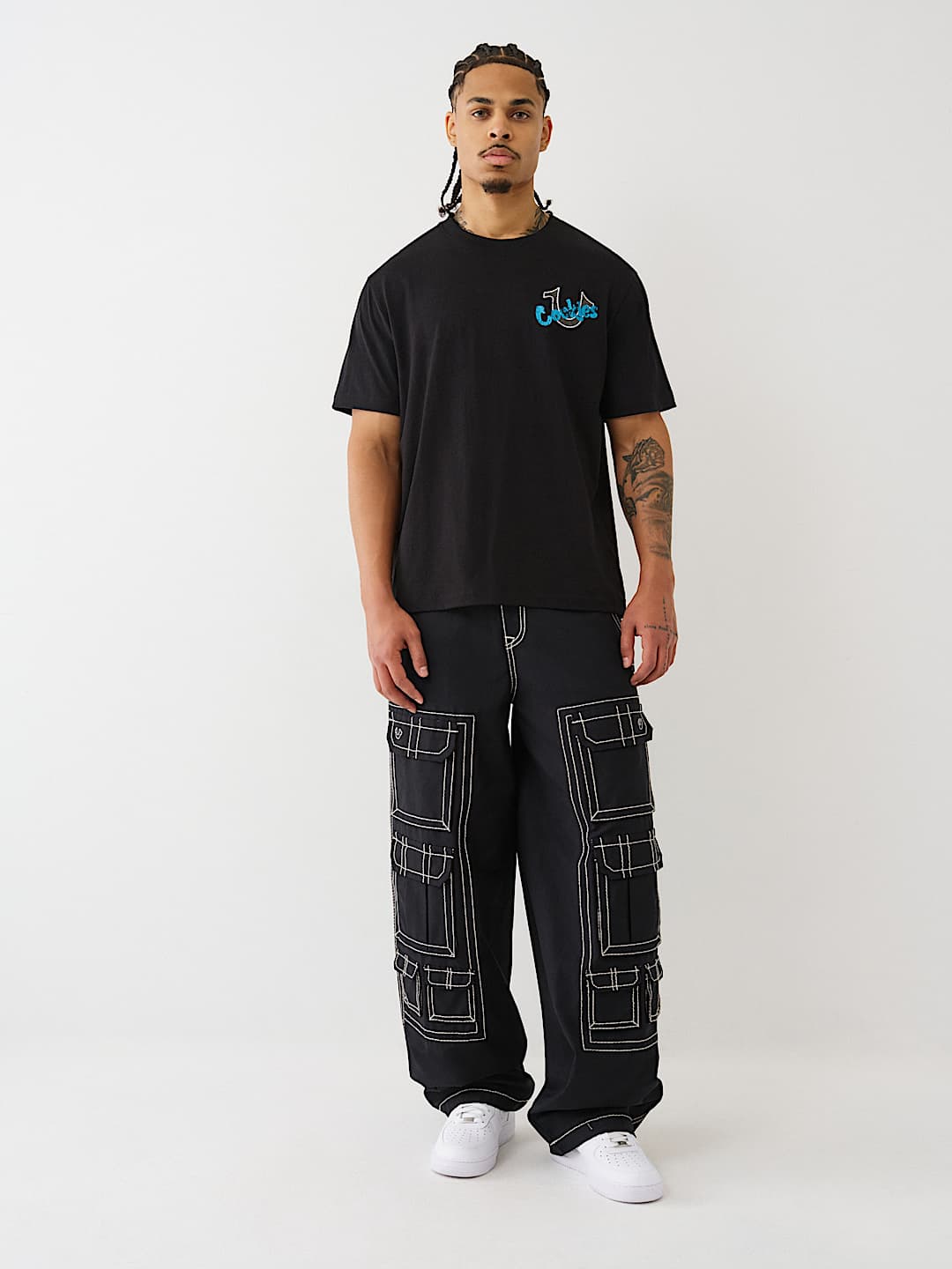 TRUE RELIGION X COOKIES APPLIQUÉ TEE