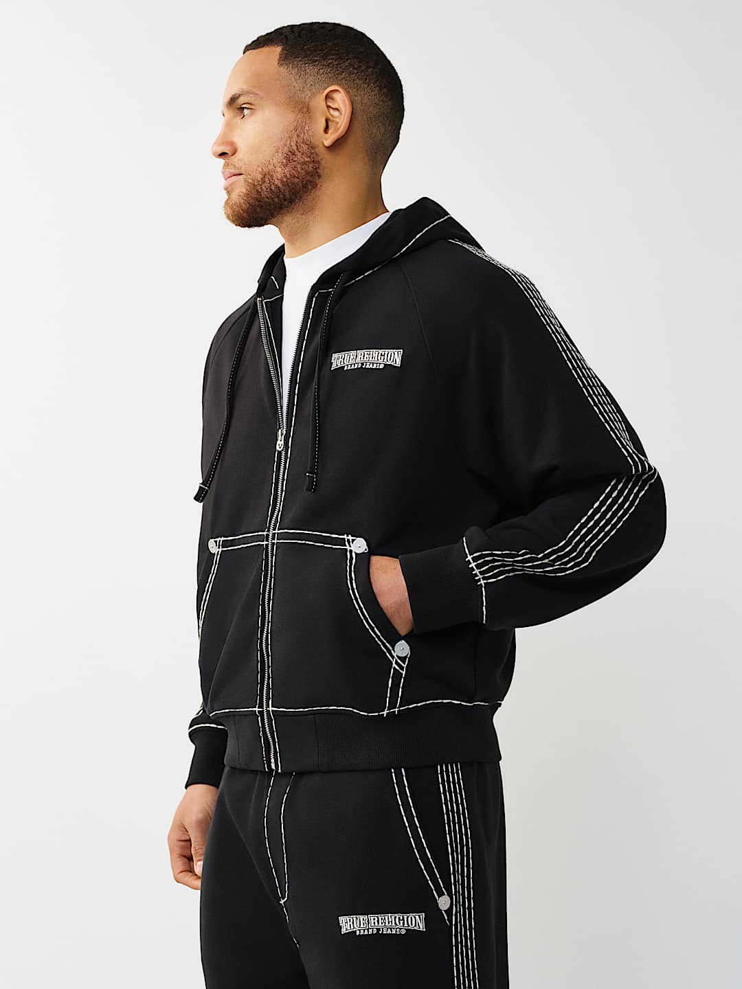SUPER T BOXY ZIP HOODIE, image 3