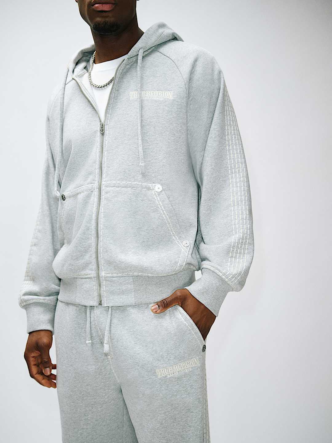 SUPER T BOXY ZIP HOODIE, image 2