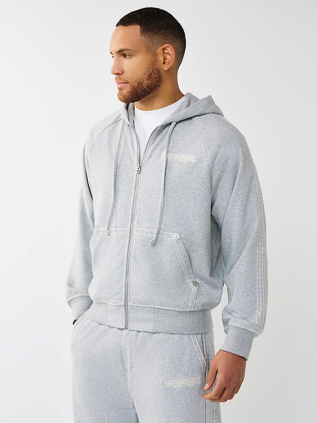 SUPER T BOXY ZIP HOODIE, image 3