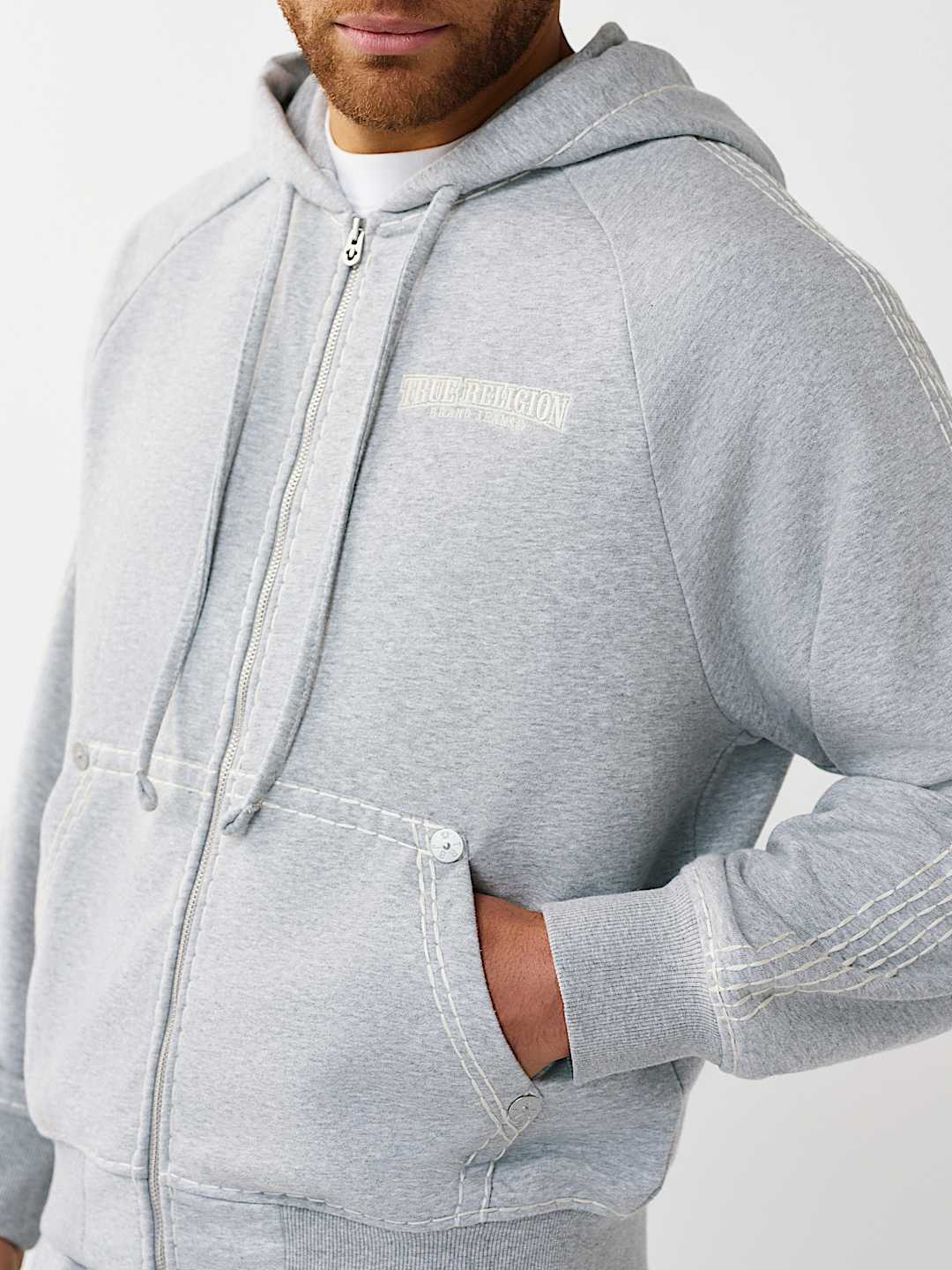 SUPER T BOXY ZIP HOODIE, image 4