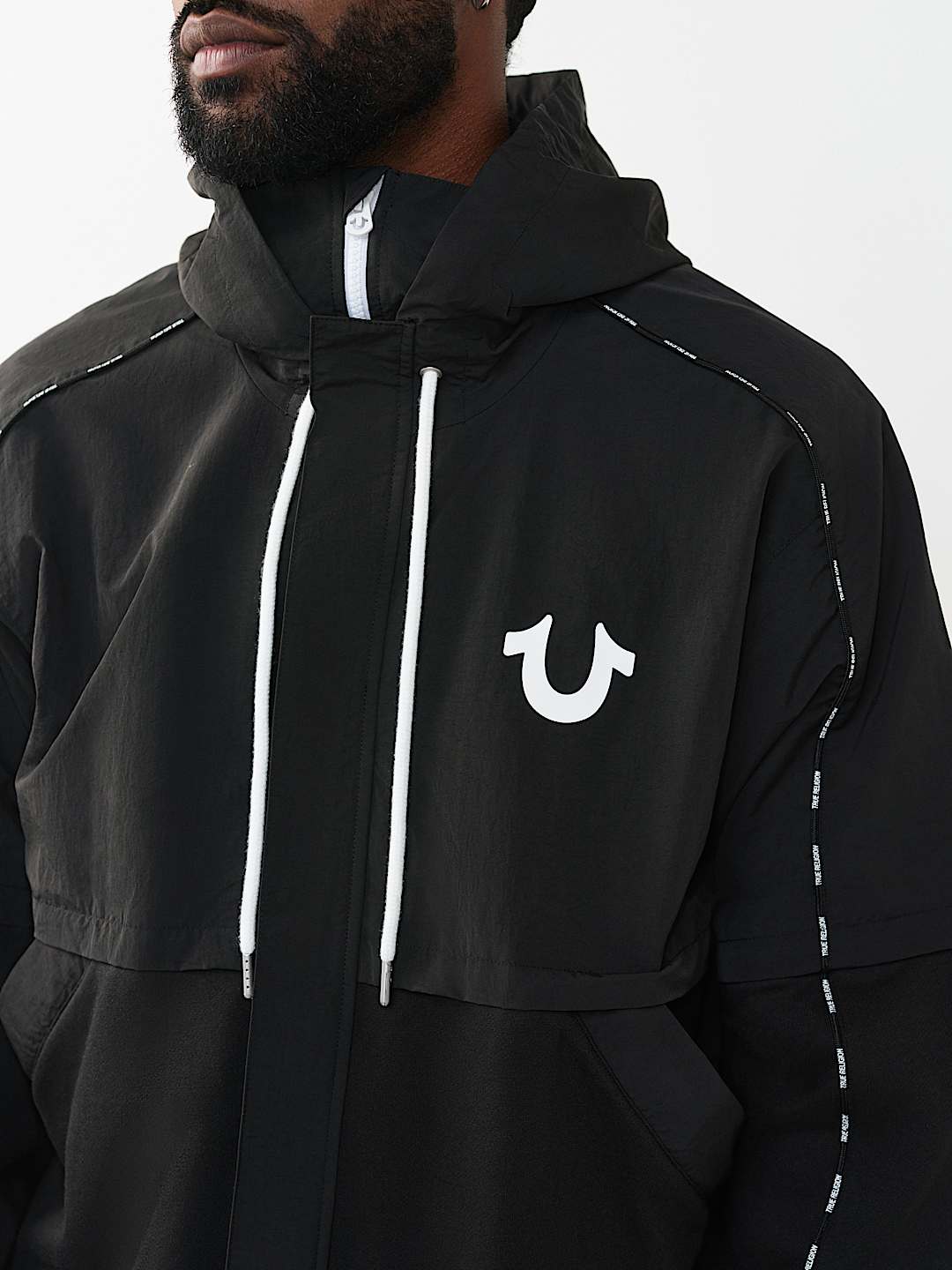 NYLON FLEECE ZIP-OFF JACKET, image 3