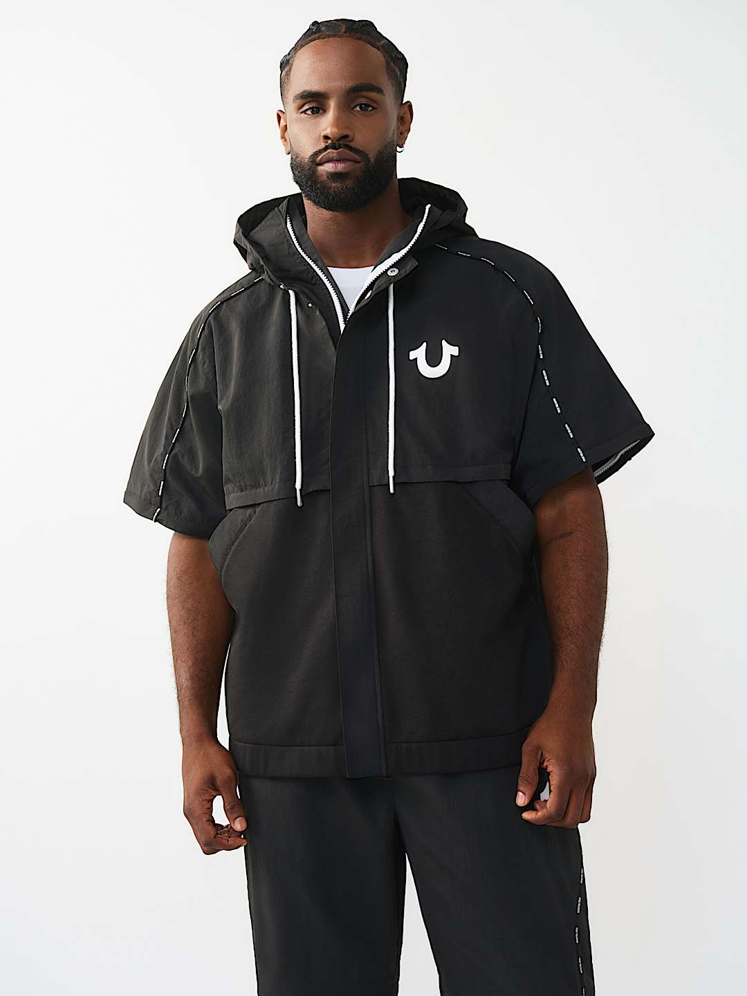 NYLON FLEECE ZIP-OFF JACKET, image 5