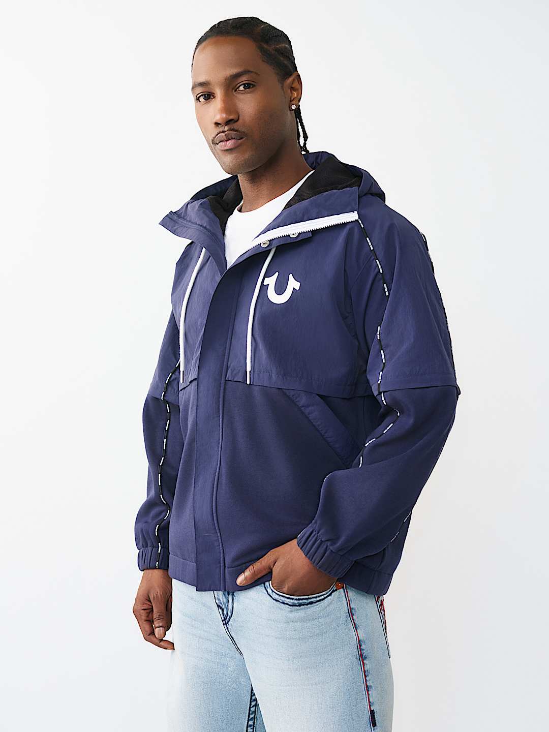 NYLON FLEECE ZIP-OFF JACKET, image 5