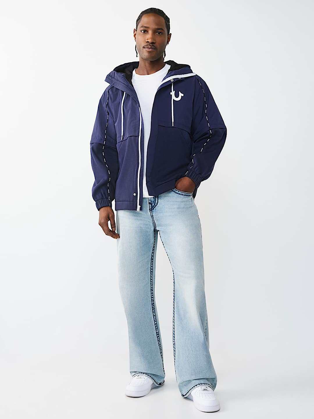 NYLON FLEECE ZIP-OFF JACKET, image 6