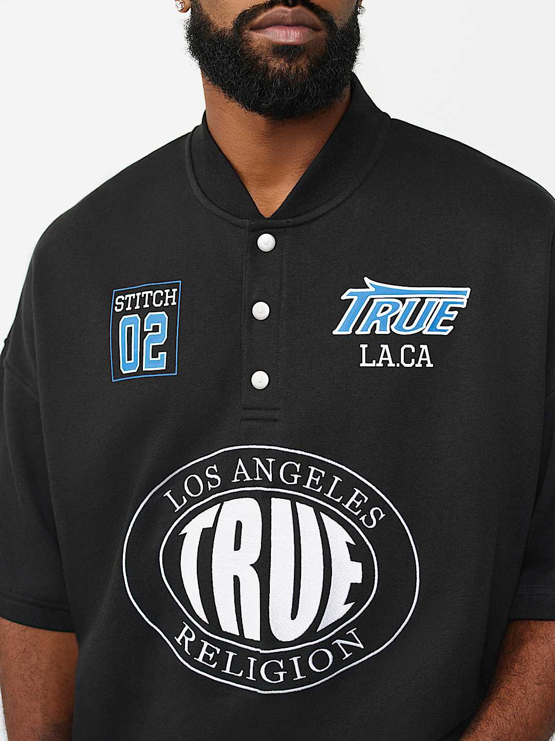 SHORT SLEEVE OVERSIZED SPORT SWEATSHIRT, image 4