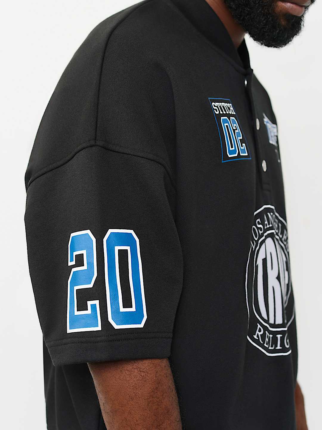 SHORT SLEEVE OVERSIZED SPORT SWEATSHIRT, image 6