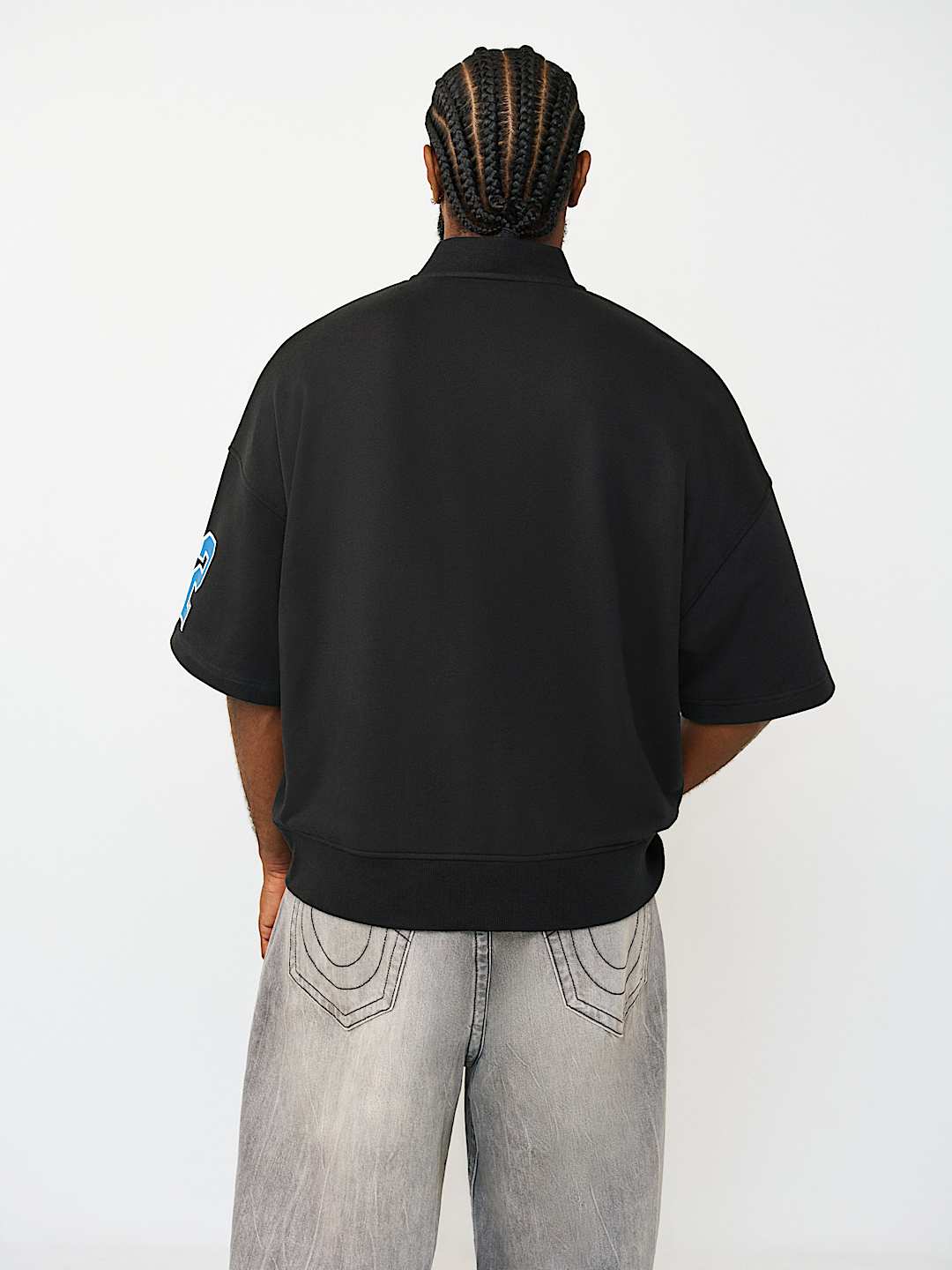 SHORT SLEEVE OVERSIZED SPORT SWEATSHIRT, image 7