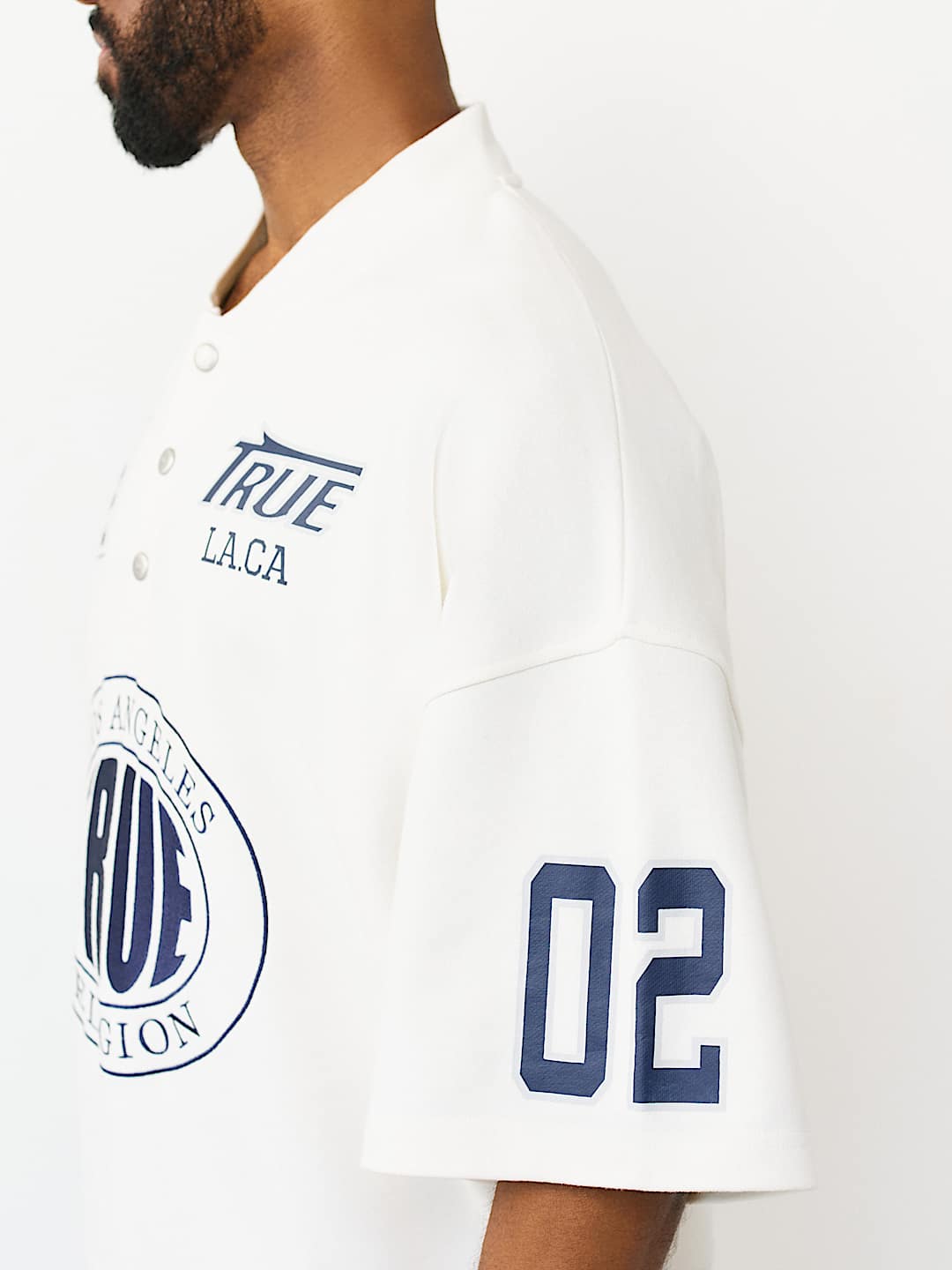 SHORT SLEEVE OVERSIZED SPORT SWEATSHIRT, image 4