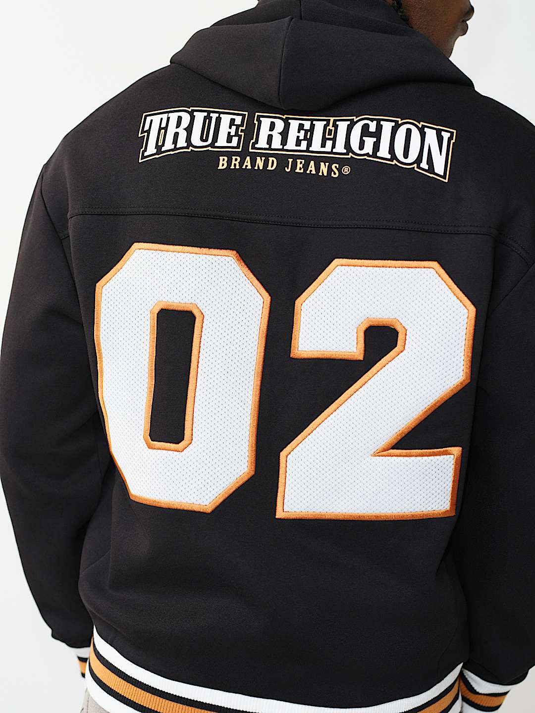 SUDADERA CON CAPUCHA Y CIERRE, Y APLIQUE CON MALLA, image 5