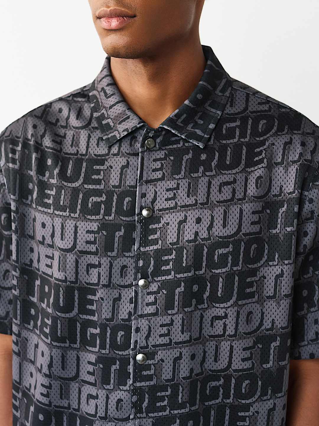 MESH LOGO SHIRT, image 3