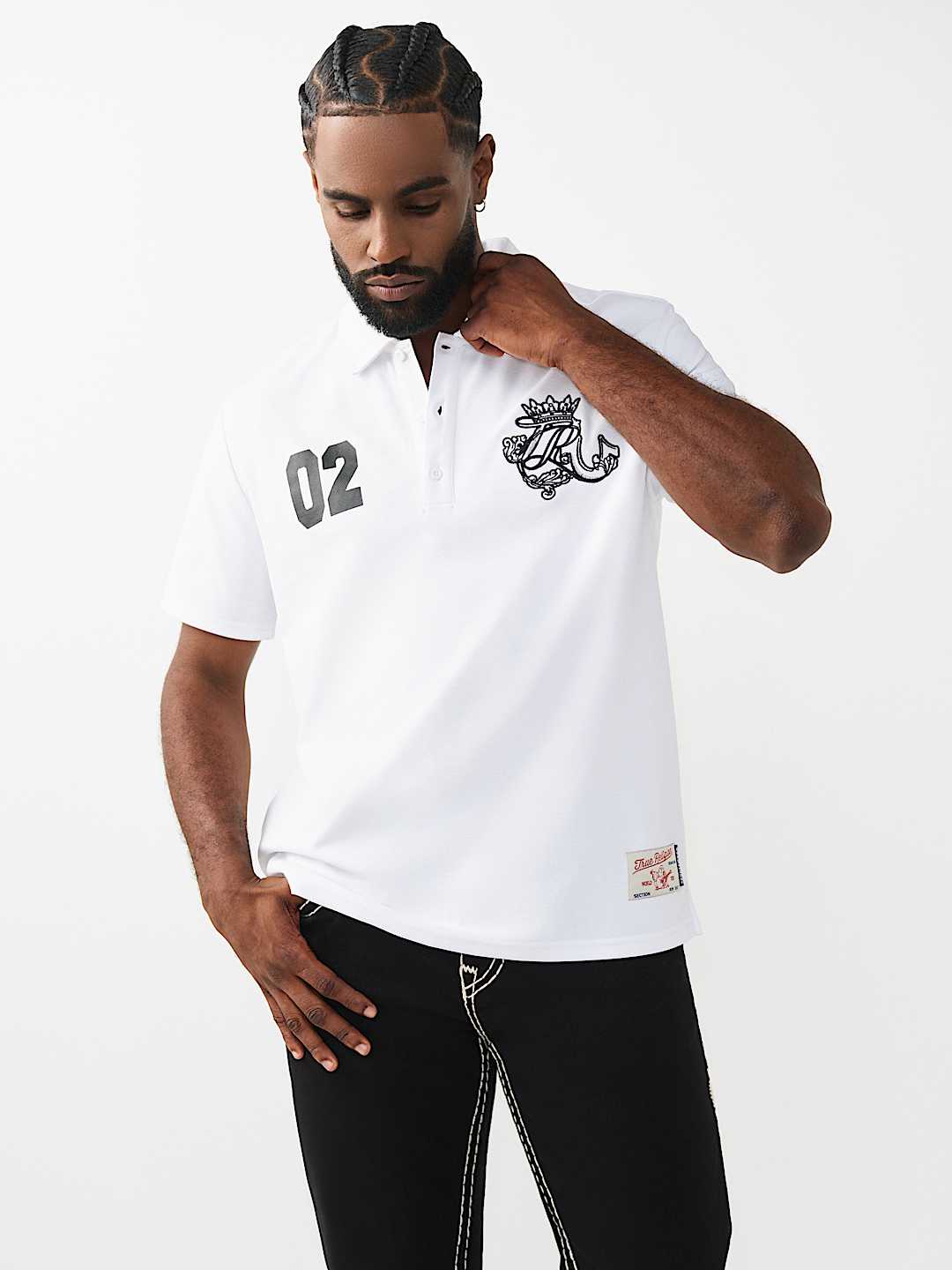 LOGO CREST SPORT POLO SHIRT, image 1