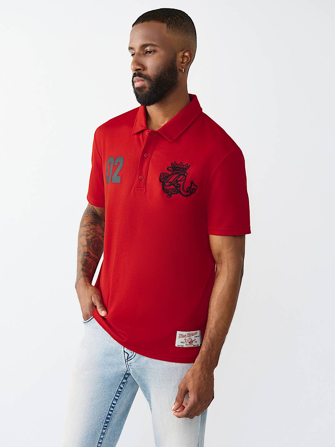 LOGO CREST SPORT POLO SHIRT, image 3
