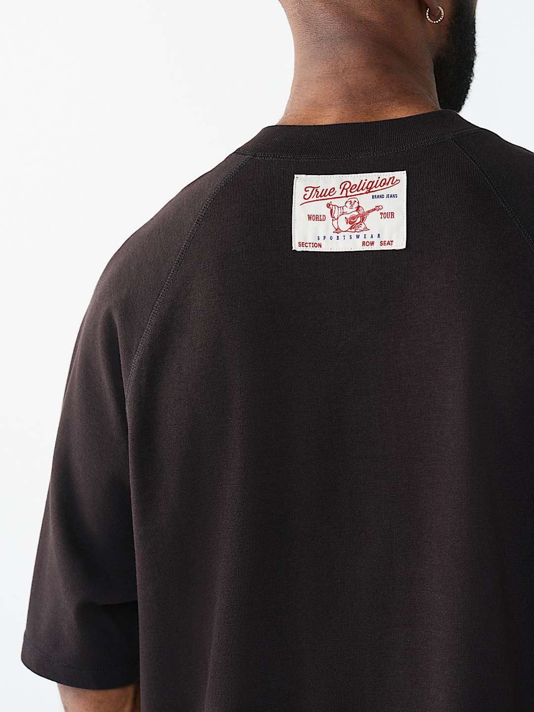 RAGLAN OVERSIZED HENLEY TEE, image 5