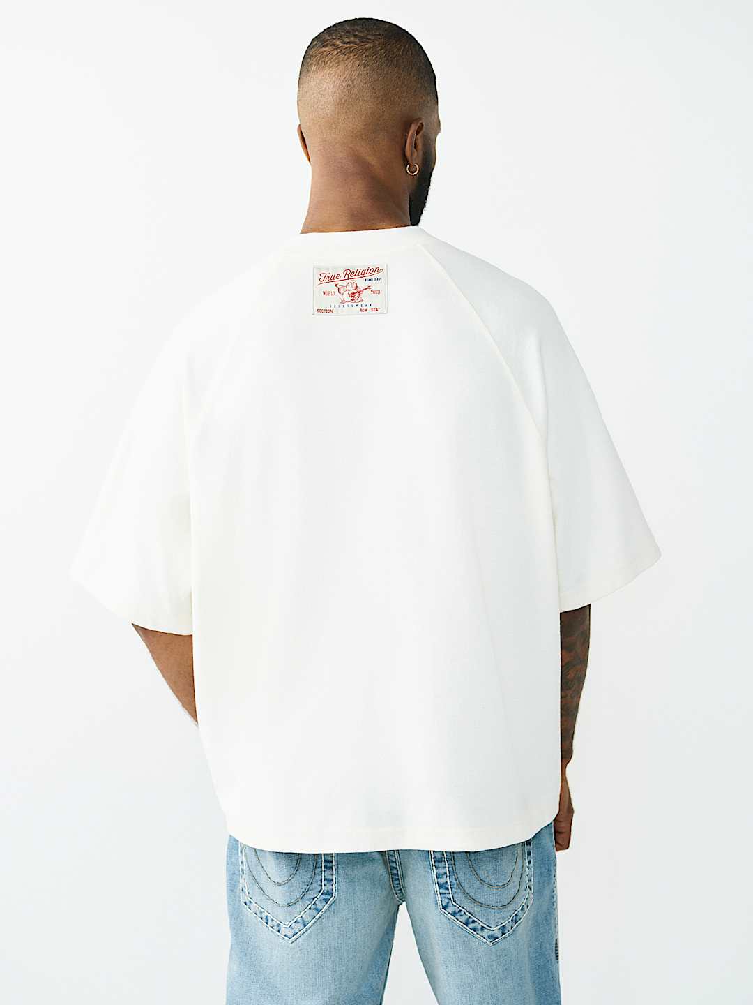 CAMISETA HENLEY GRANDE CON MANGAS RAGL&Aacute;N, image 3