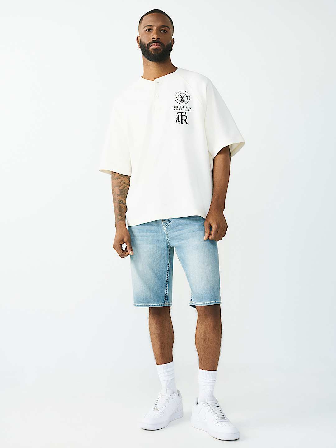 CAMISETA HENLEY GRANDE CON MANGAS RAGL&Aacute;N, image 5