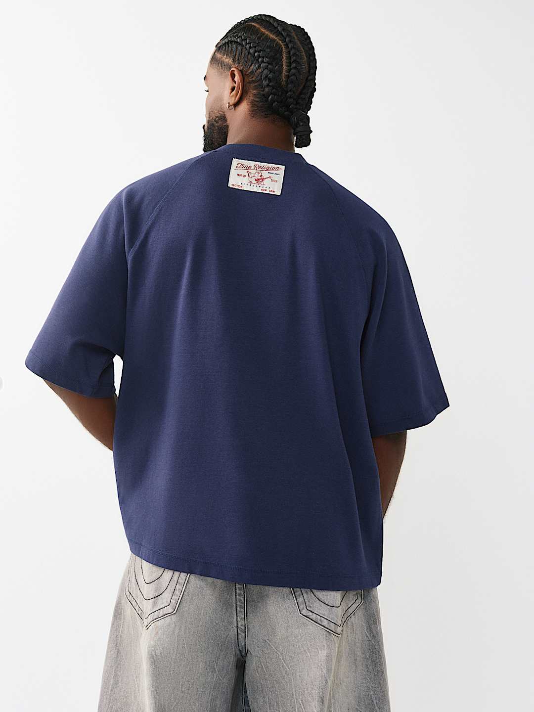 RAGLAN OVERSIZED HENLEY TEE, image 2