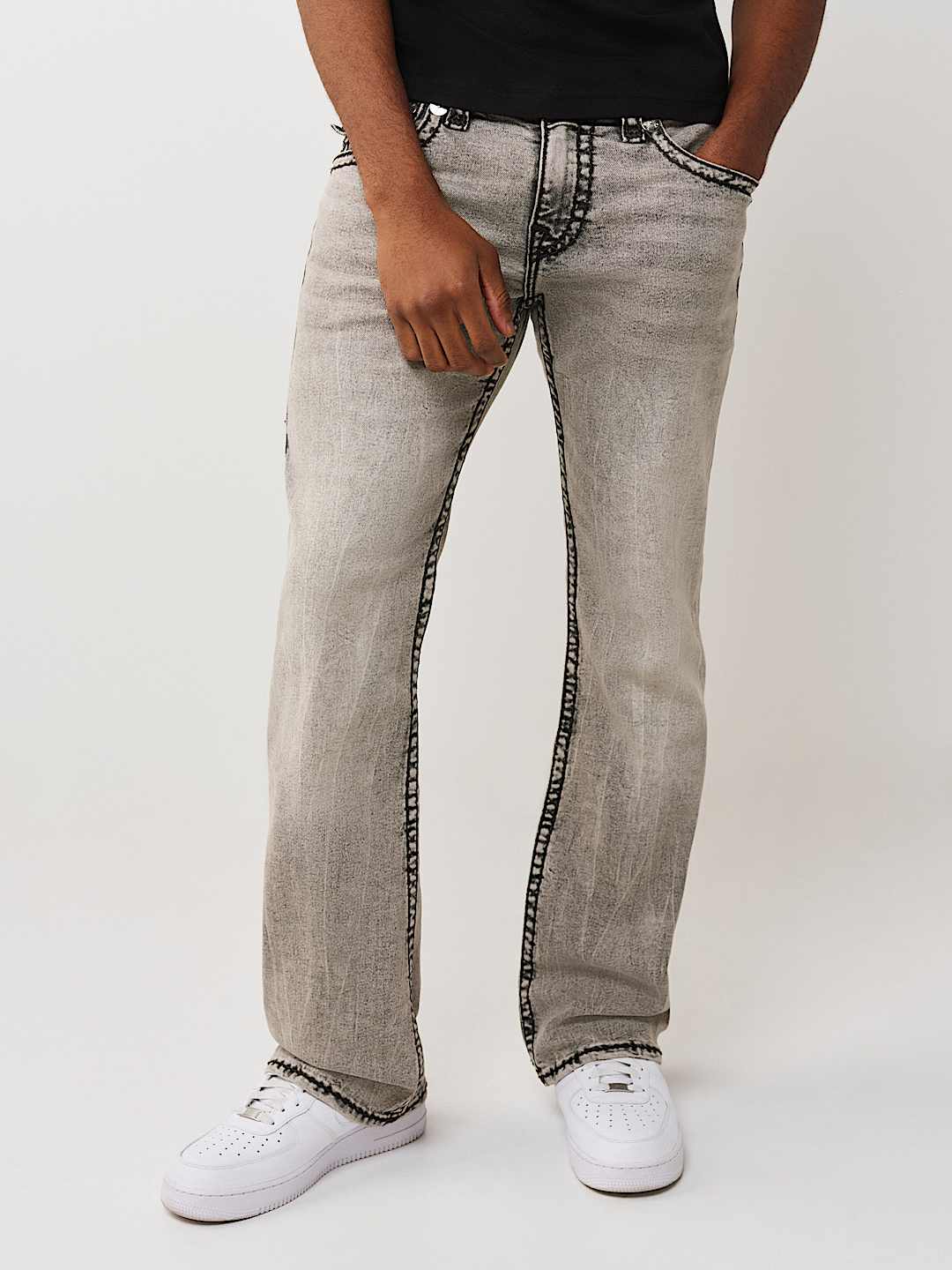 BILLY SUPER T FLAP BOOTCUT JEAN 34", image 2