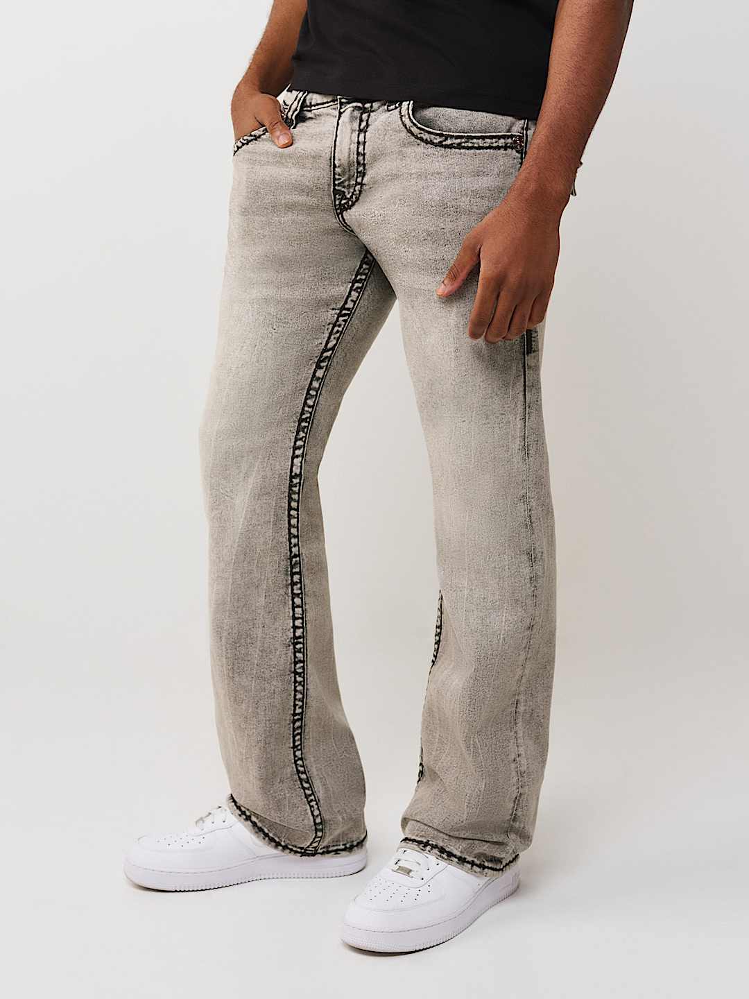 BILLY SUPER T FLAP BOOTCUT JEAN 34", image 3