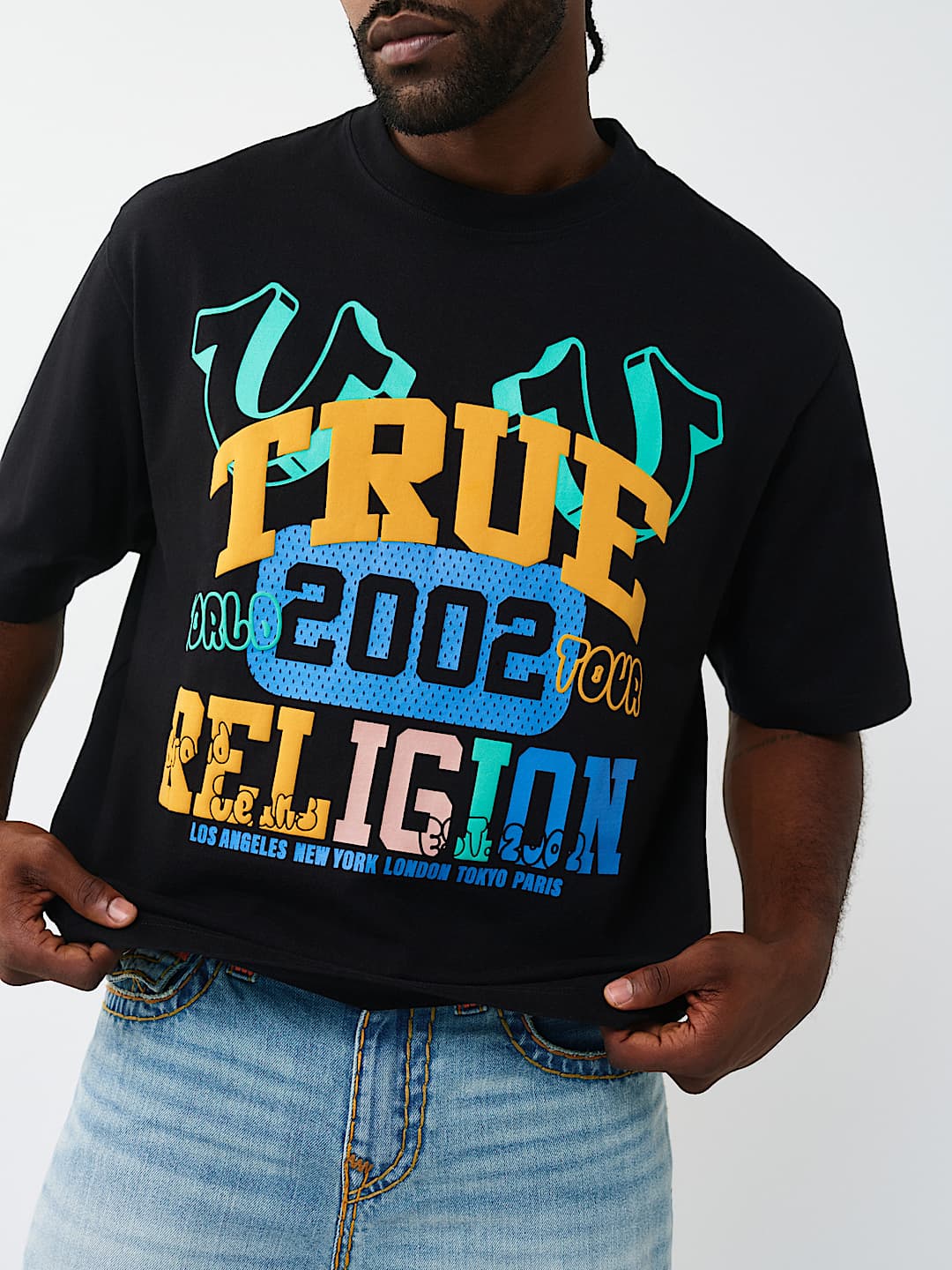 UNIVERSITY LOGO HEAVYWEIGHT BOXY TEE, image 2