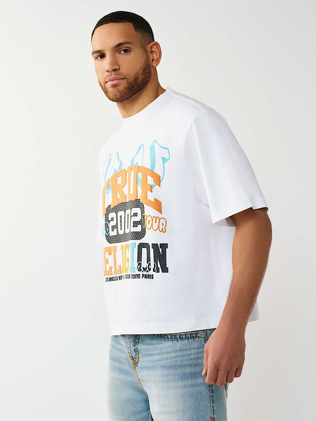 UNIVERSITY LOGO HEAVYWEIGHT BOXY TEE, image 3