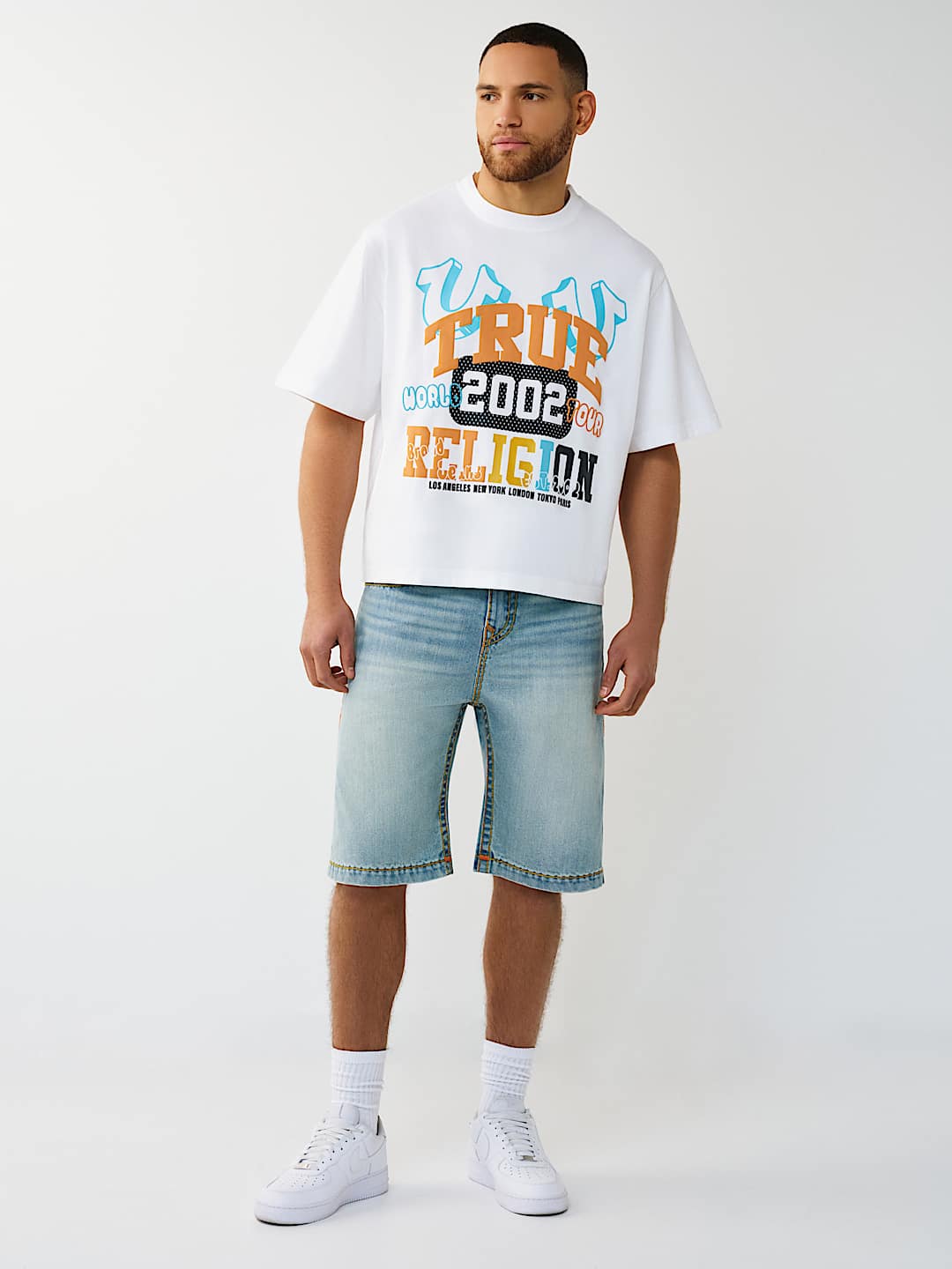 UNIVERSITY LOGO HEAVYWEIGHT BOXY TEE, image 5