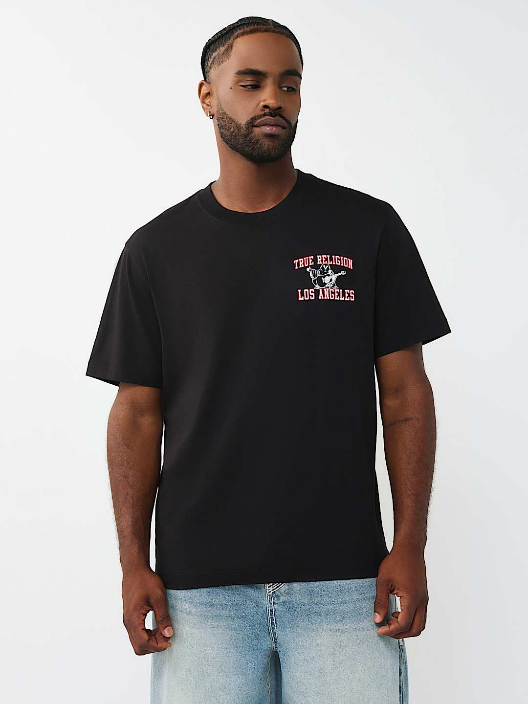 MESH PRINT BUDDHA TEE, image 2