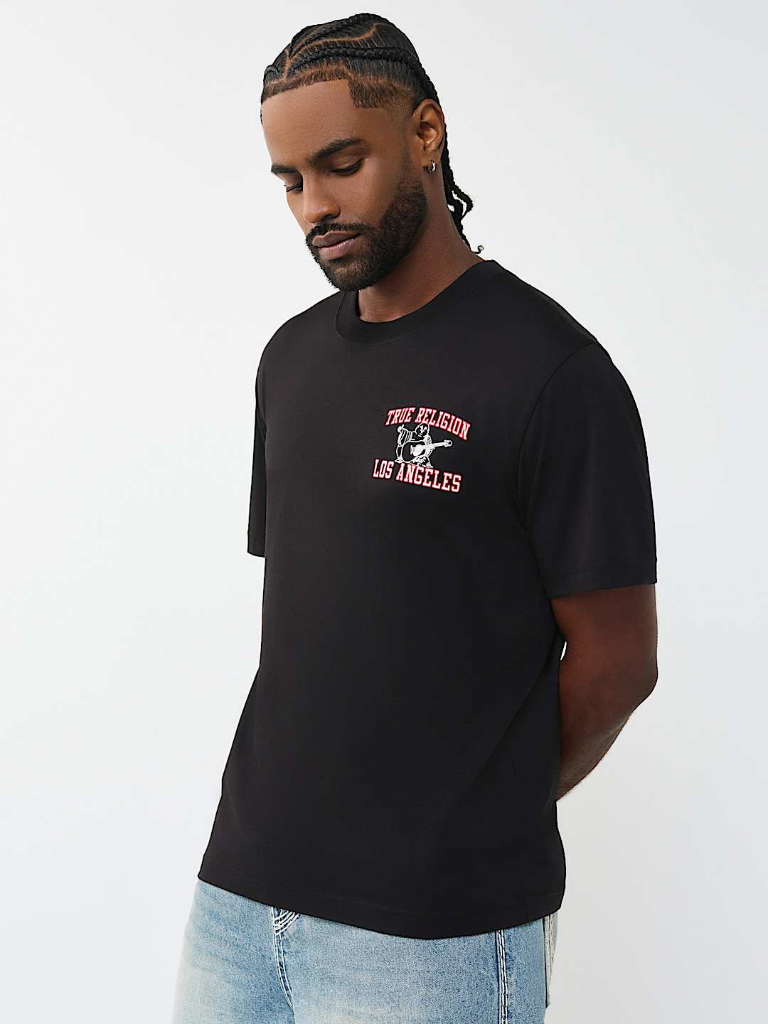 MESH PRINT BUDDHA TEE, image 3