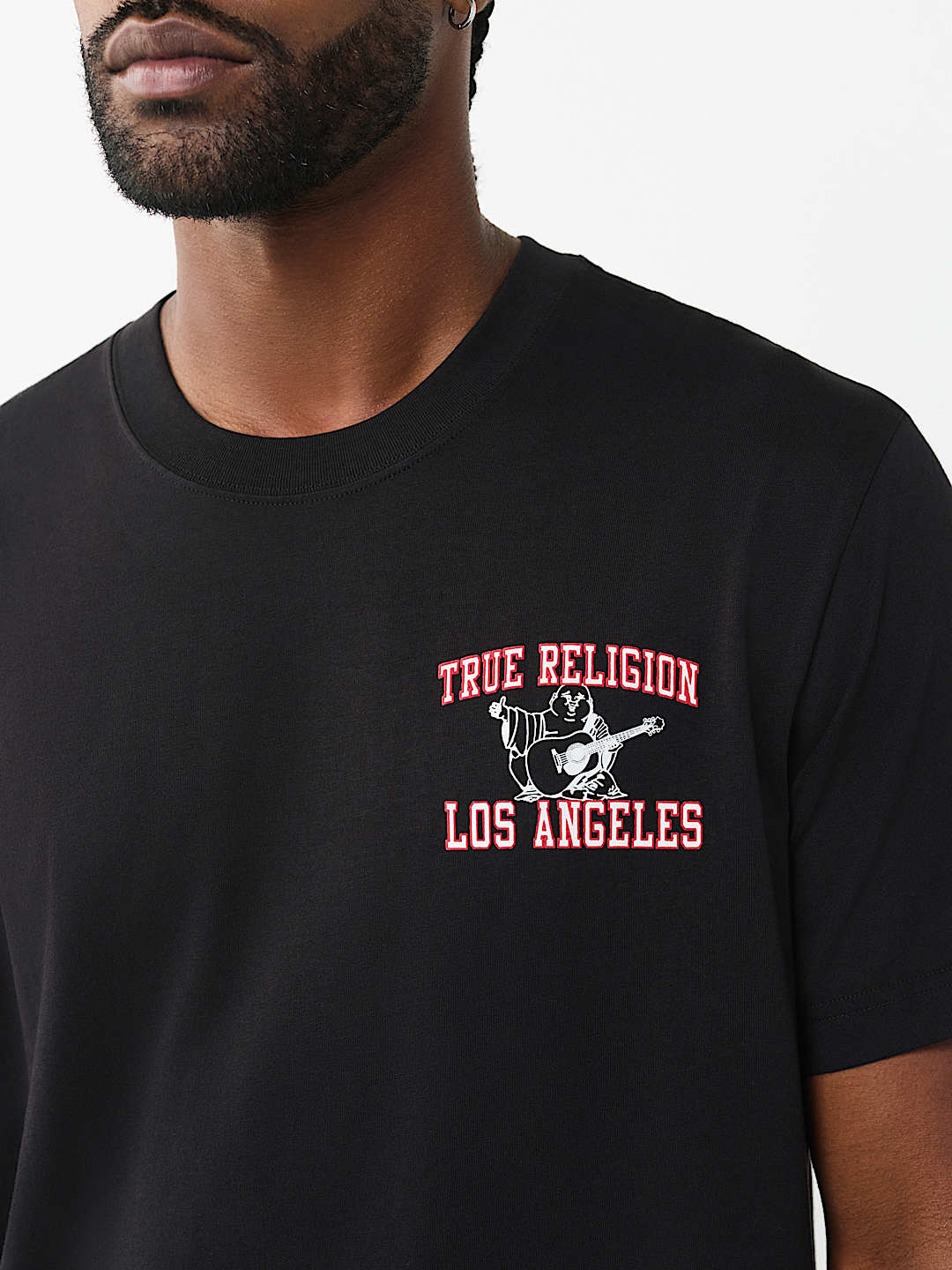 MESH PRINT BUDDHA TEE, image 4