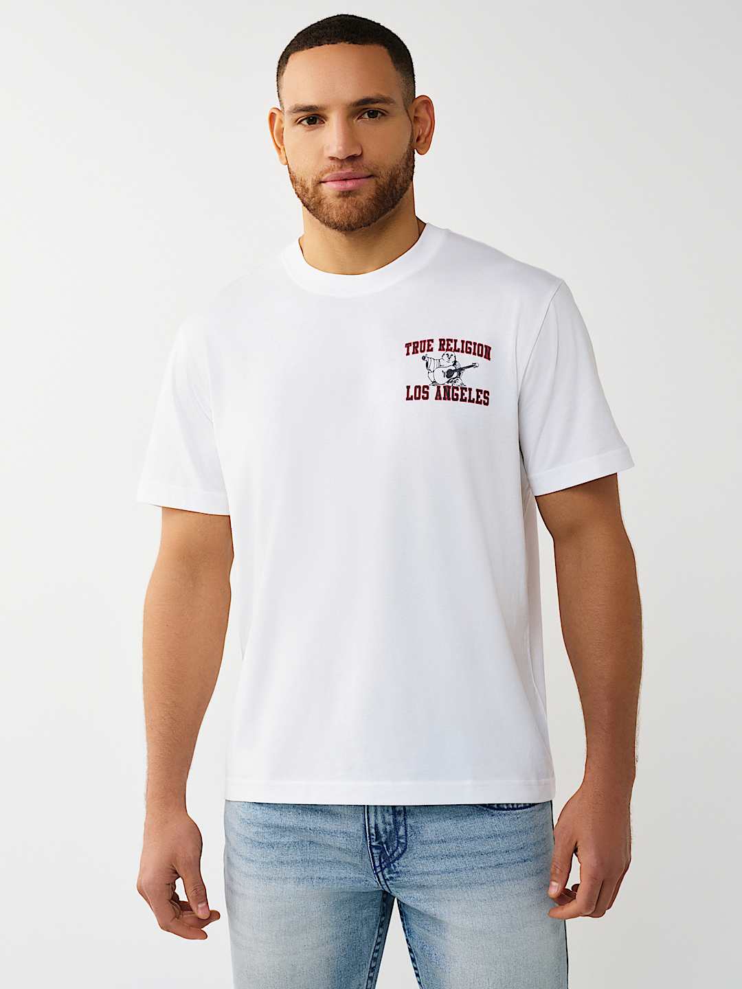 MESH PRINT BUDDHA TEE, image 2