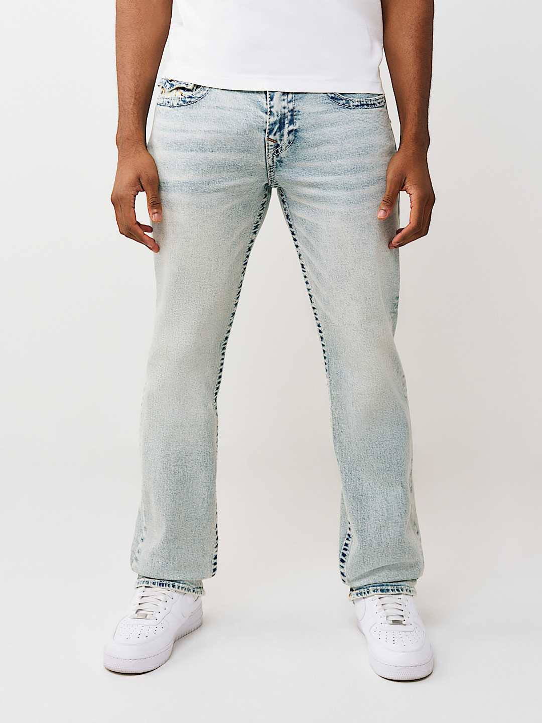 RICKY BIG T FLAP STRAIGHT JEAN 34", image 2