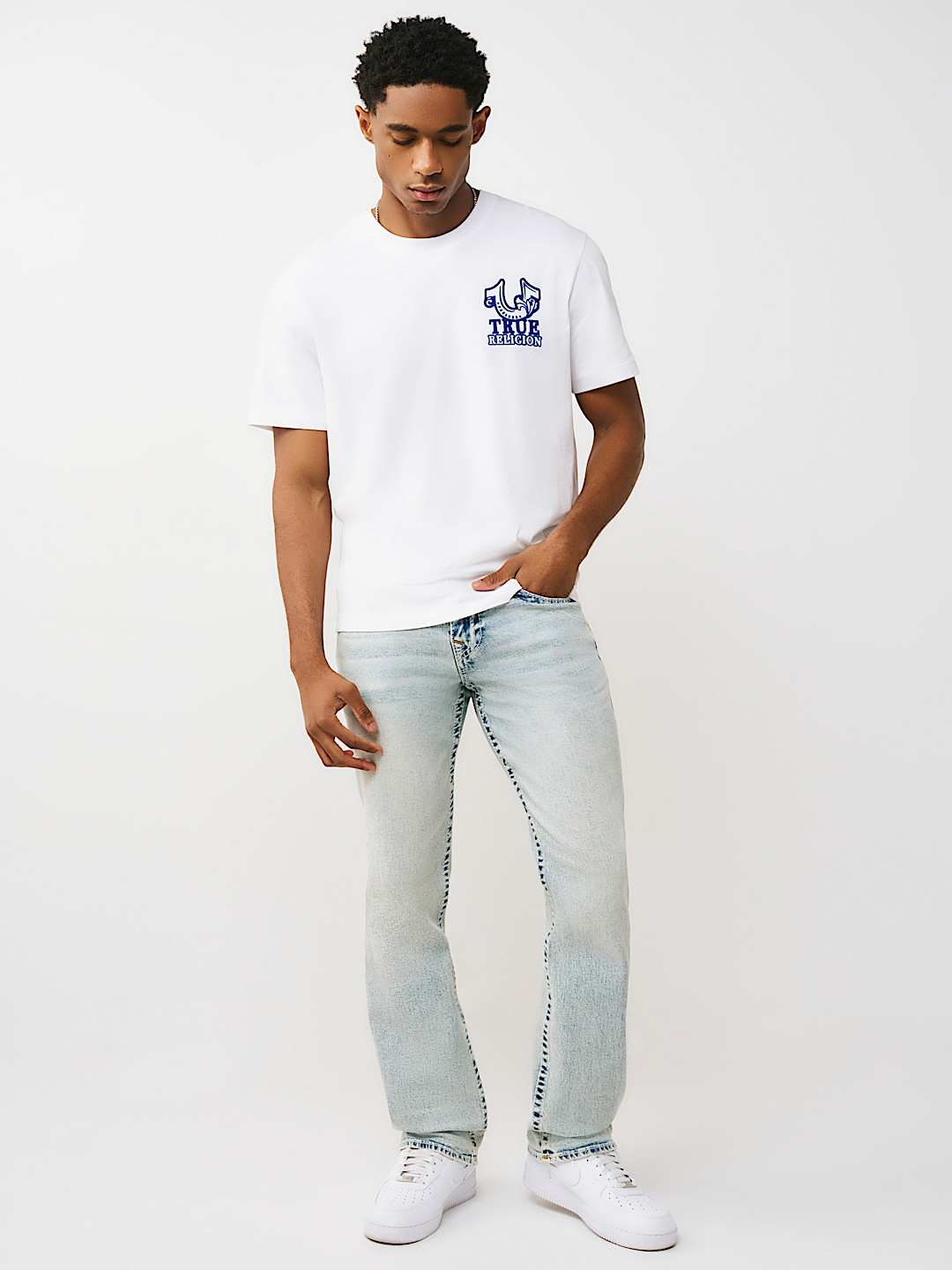 RICKY BIG T FLAP STRAIGHT JEAN 34", image 6